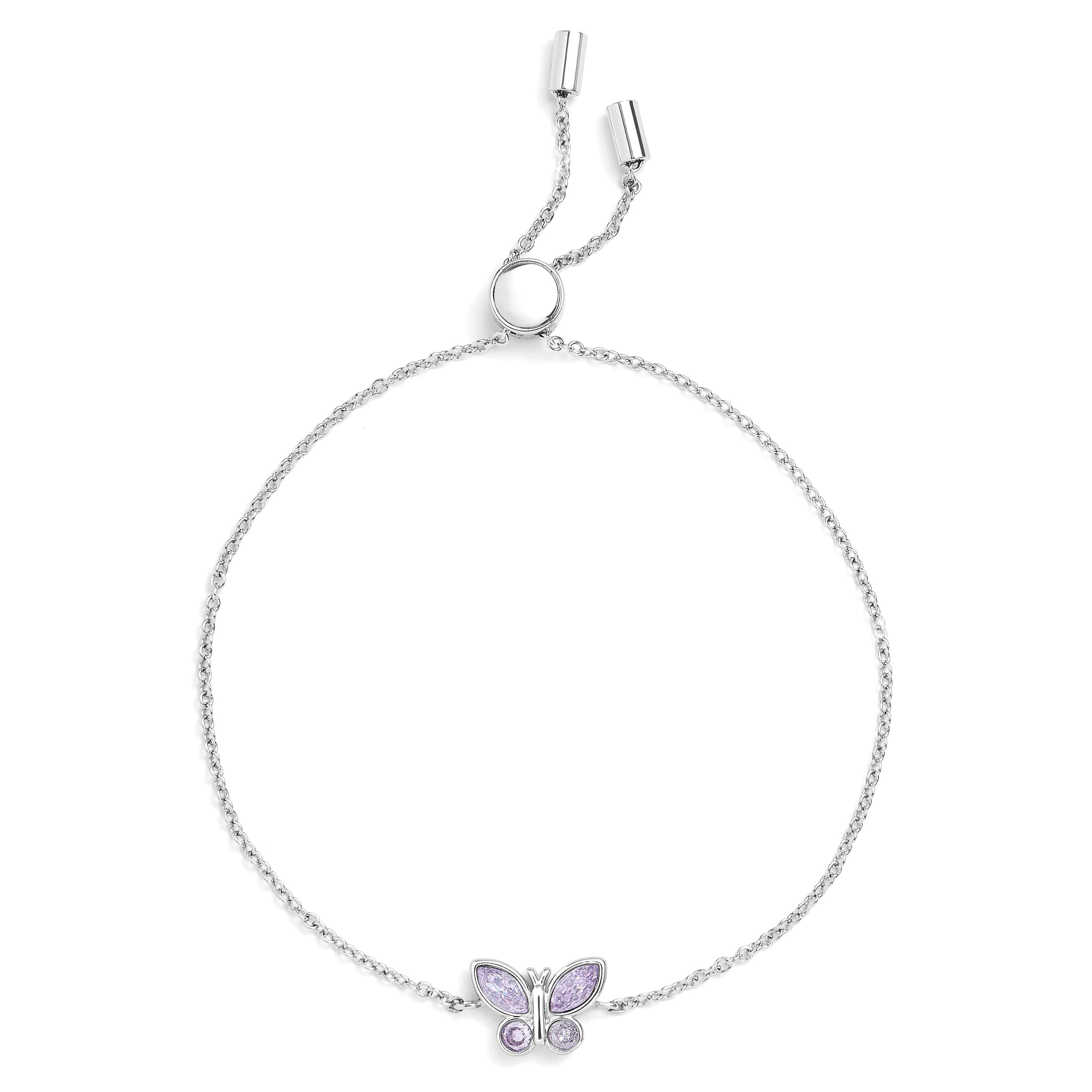 Birthstone Butterfly Bracelet